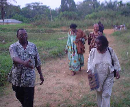Delegates to the Women's Conference arrive